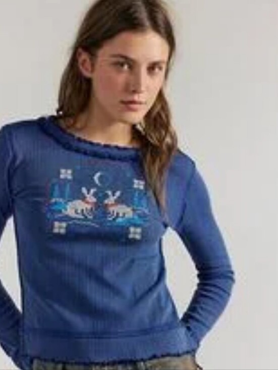 Free People Tops - Free People Through The Woods Top *Super Cute Detail *Medium * NWT